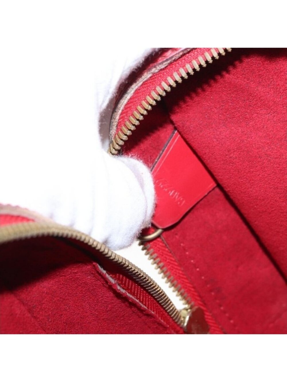 Authentic LOUIS VUITTON Epi Vortail Shoulder Bag Red M52437 LV - Picture 4 of 16